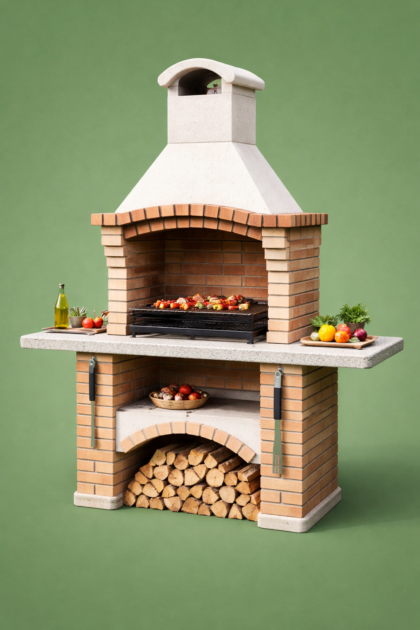 Barbecue à brique Réfractaire